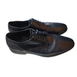 Cole Haan Men's Size 11M Black Leather Classic Cap Toe Lace Up Oxford Dressy